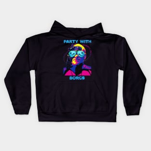 Party with Borgs Kids Hoodie